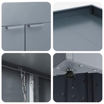 Containerberging met Plantenbakdak voor Enkel 240L Bak 9