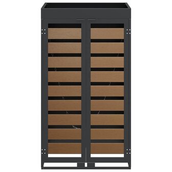 Afvalcontaineropslag met plantenbakdak voor 240L container 6