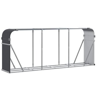 Houthouder Antraciet 234x45x100 cm Gegalvaniseerd Staal 2