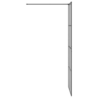 Inloopdouchewand Zwart 80 x 195 cm gehard glas 5