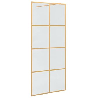 Inloopdouchewand Goud 90 x 195 cm gehard glas 2