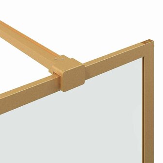 Inloopdouchewand Goud 115 x 195 cm gehard glas 7