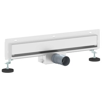 Wandgemonteerde Douche Afvoer Zilver 50 cm Roestvrij staal 304 2
