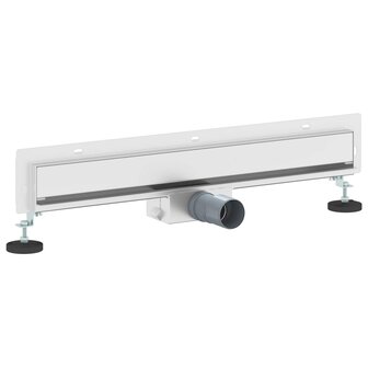 Wandgemonteerde Douche Afvoer Zilver 60 cm Roestvrij staal 304 2
