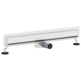 Wandgemonteerde Douche Afvoer Zilver 70 cm Roestvrij staal 304 2