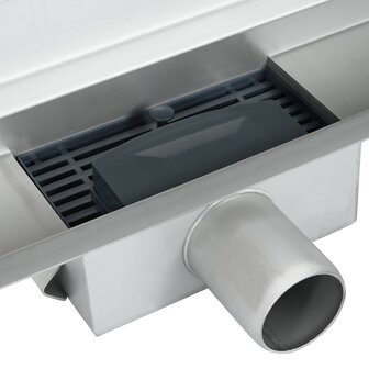 Wandgemonteerde Douche Afvoer Zilver 90 cm Roestvrij staal 304 9