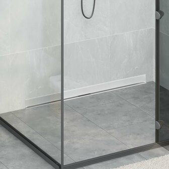 Wandgemonteerde Douche Afvoer Zilver 100 cm Roestvrij staal 304 1