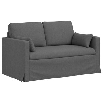 Bankstel 2 pcs Donkergrijs 139 x 78 x 80 cm Stof 5
