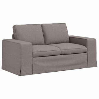 Bankstel 2 pcs Taupe 182 x 80 x 82 cm Stof 5