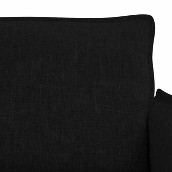 Bankstel 2 pcs Zwart 196 x 82 x 85 cm Stof 6