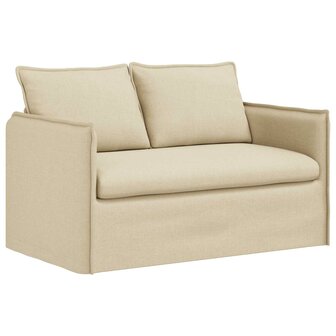 Bankstel 2 pcs Cr&egrave;me 196 x 82 x 85 cm Stof 5