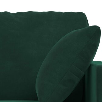 Bankstel 2 pcs Donkergroen 158 x 78 x 80 cm Fluweel 6