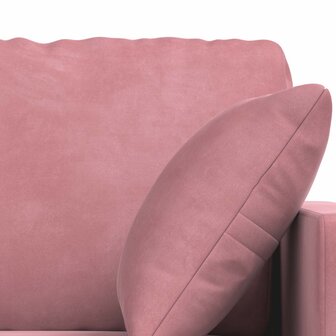 Bankstel 2 pcs Roze 158 x 78 x 80 cm Fluweel 6
