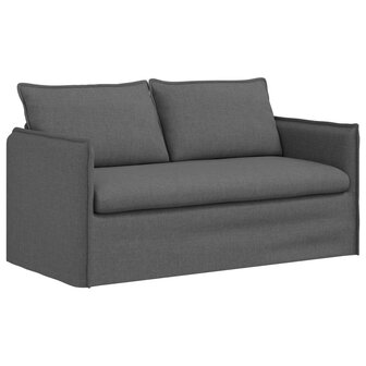 Bankstel 2 pcs Donkergrijs 196 x 82 x 85 cm Stof 5