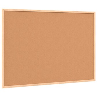 Krijtbord met massief grenenhouten frame zwart 80x55 cm 5