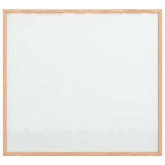 Magnetisch whiteboard met massief grenenhouten frame 60x55 cm 3