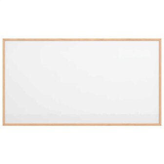 Magnetisch whiteboard met massief grenenhouten frame 100x55 cm 3