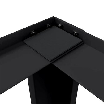Wasmachineverhoger Zwart 64 x 55 x 32,5 cm Staal 8