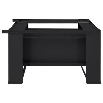 Wasmachineverhoger Zwart 64 x 55 x 32,5 cm Staal 6