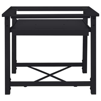 Wasmachineverhoger Zwart 60 x 56 x 52 cm Staal 3
