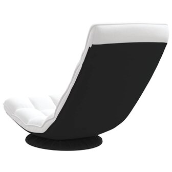 Vloerstoel draaibaar 70x51x79 cm stof wit 6
