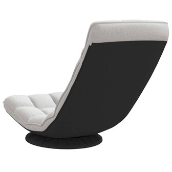 Vloerstoel draaibaar 70x51x79 cm stof wolkengrijs 6