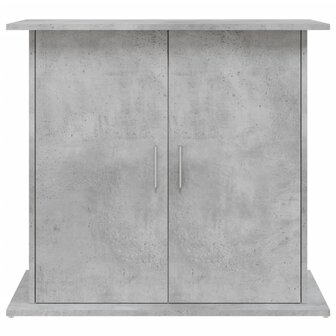 Aquariumstandaard Betongrijs 81x36x73 cm Bewerkt hout 5