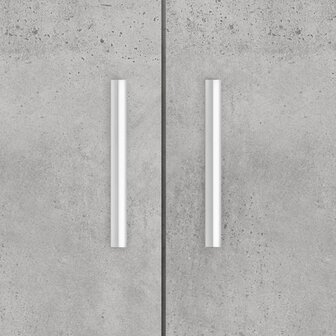 Aquariumstandaard Betongrijs 81x36x73 cm Bewerkt hout 9