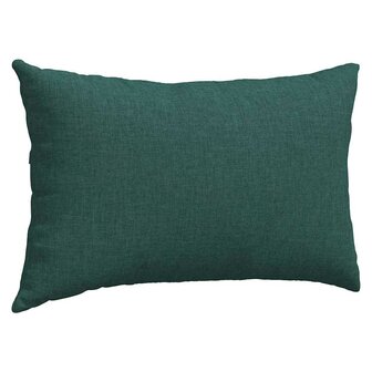 Sofa Kussens 2 pcs Donkergroen 50 x 30 cm Stof 5