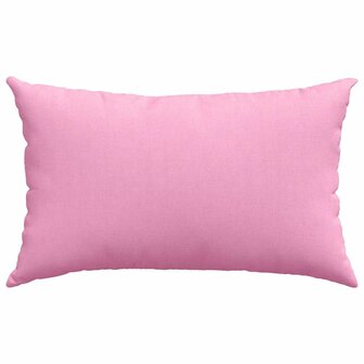 Sofa Kussens 2 pcs Roze 50 x 30 cm Stof 6