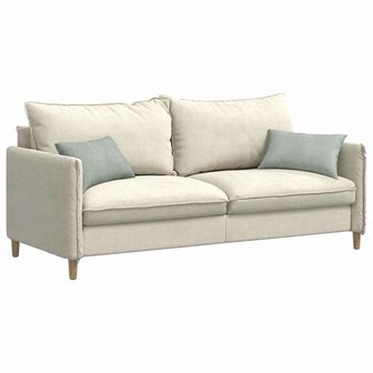 Sofa Kussens 2 stuks Lichtgrijs 50 x 30 cm Cordstof 3