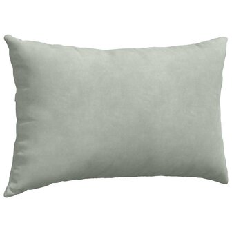 Sofa Kussens 2 stuks Lichtgrijs 50 x 30 cm Cordstof 5