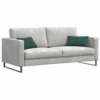 Sofa Kussens 2 stuks Donkergroen 50 x 30 cm Cordstof 3