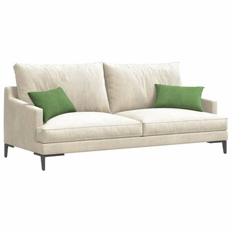 Sofa Kussens 2 stuks Lichtgroen 50 x 30 cm Cordstof 3