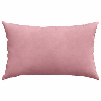 Sofa Kussens 2 stuks Roze 50 x 30 cm Cordstof 6