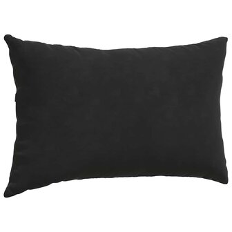 Sofa Kussens 2 stuks Zwart 50 x 30 cm Cordstof 5