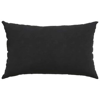 Sofa Kussens 2 stuks Zwart 50 x 30 cm Cordstof 6
