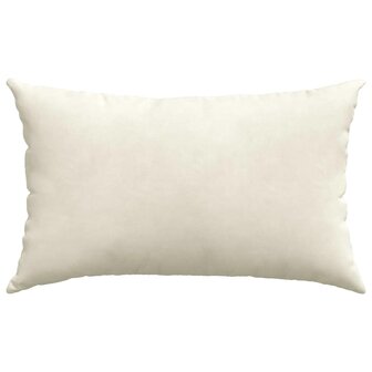 Sofa Kussens 2 stuks Cr&egrave;me 50 x 30 cm Cordstof 6
