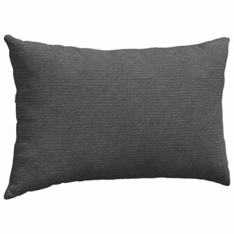 Sofa Kussens 2 stuks Donkergrijs 50 x 30 cm Cordstof 5