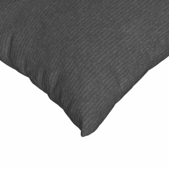 Sofa Kussens 2 stuks Donkergrijs 50 x 30 cm Cordstof 7