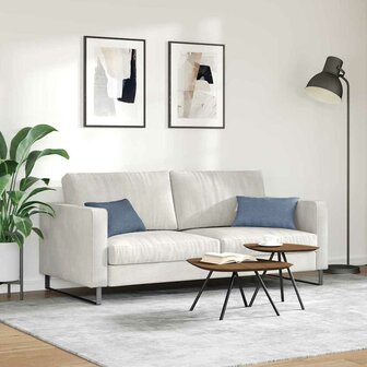 Sofa Kussens 2 stuks Blauw 50 x 30 cm Cordstof 4