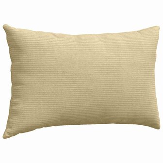 Sofa Kussens 2 stuks Grijs groen 50 x 30 cm Cordstof 5