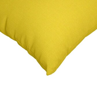 Sofa Kussens 2 pcs Lichtgeel 60 x 40 cm Stof 7