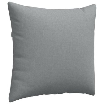 Sofa Kussens 2 pcs Lichtgrijs 45 x 45 cm Stof 5