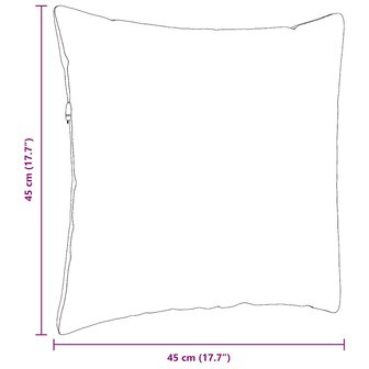 Sofa Kussens 2 pcs Taupe 45 x 45 cm Stof 9