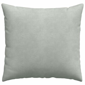Sofa Kussens 2 stuks Lichtgrijs 45 x 45 cm Cordstof 6