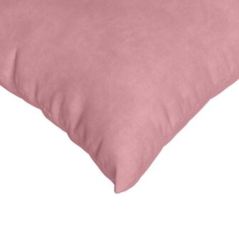 Sofa Kussens 2 stuks Roze 45 x 45 cm Cordstof 7