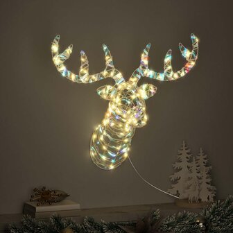 Rendier trek slede met 140 LED Warmwit 68 x 36.5 x 62.5 cm PET 3