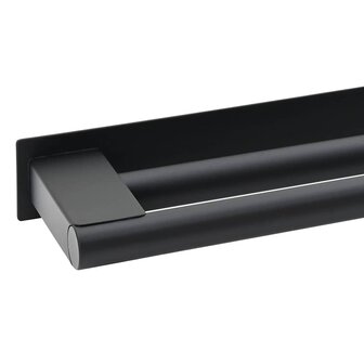 Handdoekenrek Zwart 40 x 9 x 4 cm Roestvrij staal 8