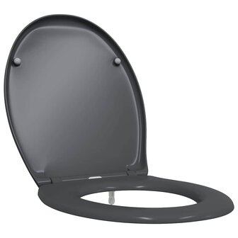 Toiletzitting Antraciet 47 x 37 x 4 cm Duroplast 2